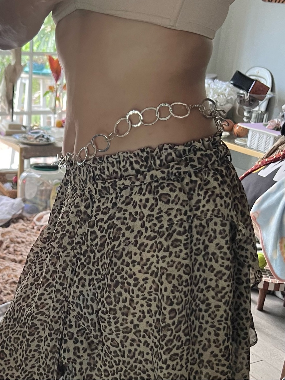 Silvertone Chain Belt - Women's Belt or Long Necklace